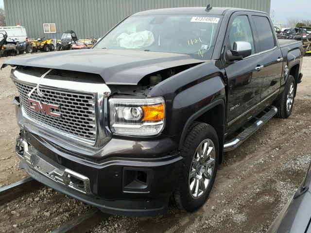 3GTU2WEJ5EG464873 - 2014 GMC SIERRA K15 CHARCOAL photo 2