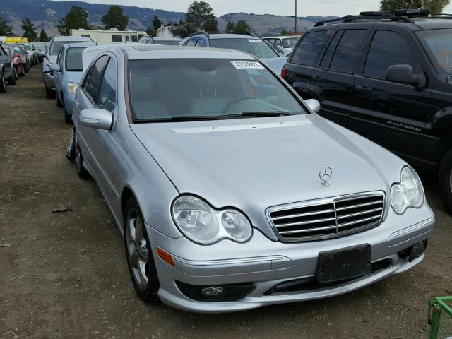 WDBRF52H06F814370 - 2006 MERCEDES-BENZ C GENERATI SILVER photo 1