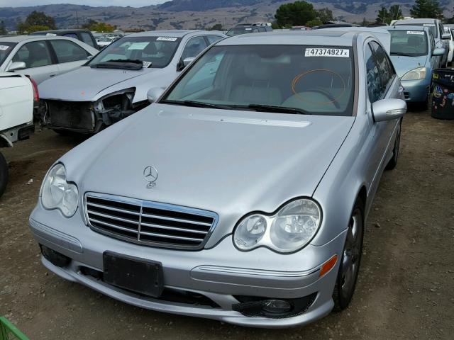 WDBRF52H06F814370 - 2006 MERCEDES-BENZ C GENERATI SILVER photo 2