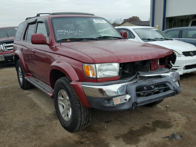 JT3HN86R120383186 - 2002 TOYOTA 4RUNNER SR RED photo 1