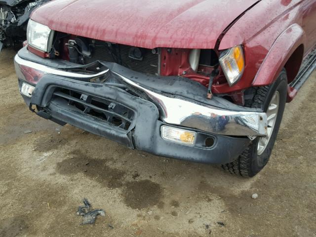 JT3HN86R120383186 - 2002 TOYOTA 4RUNNER SR RED photo 9