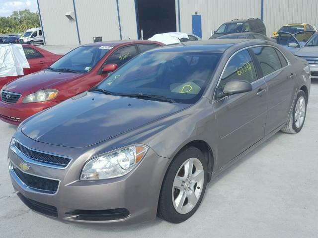 1G1ZB5E10BF349233 - 2011 CHEVROLET MALIBU LS ყავისფერი ფოტო 2