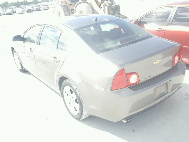 1G1ZB5E10BF349233 - 2011 CHEVROLET MALIBU LS ყავისფერი ფოტო 3