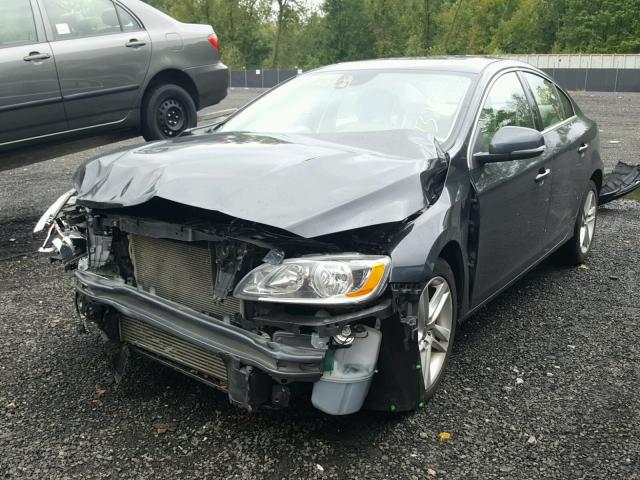 YV1612TK0F1343789 - 2015 VOLVO S60 PREMIE BLACK photo 2