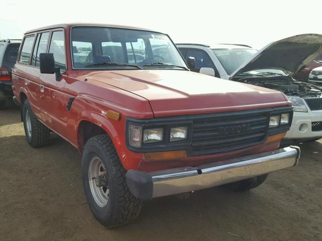 JT3FJ62G3K1114905 - 1989 TOYOTA LAND CRUIS RED photo 1