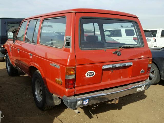 JT3FJ62G3K1114905 - 1989 TOYOTA LAND CRUIS RED photo 3