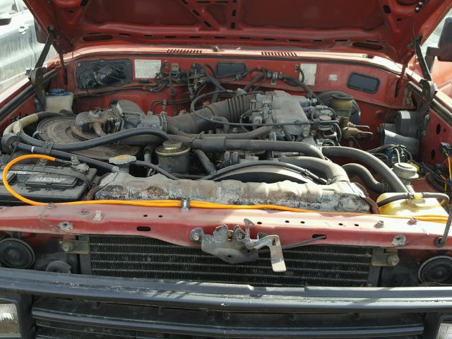 JT3FJ62G3K1114905 - 1989 TOYOTA LAND CRUIS RED photo 7