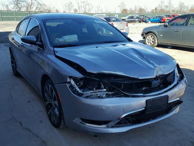 1C3CCCCB4FN554497 - 2015 CHRYSLER 200 C SILVER photo 1