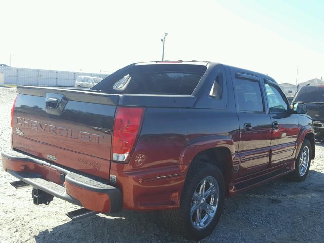 3GNEC12TX4G299855 - 2004 CHEVROLET AVALANCHE TWO TONE photo 4