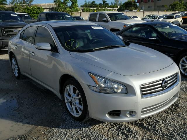 1N4AA5AP3EC913891 - 2014 NISSAN MAXIMA S SILVER photo 1