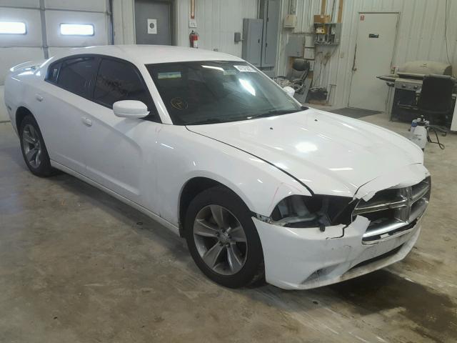 2B3CL3CG9BH566513 - 2011 DODGE CHARGER WHITE photo 1