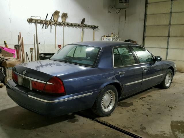 2MEFM75W6WX646706 - 1998 MERCURY GRAND MARQ BLUE photo 4