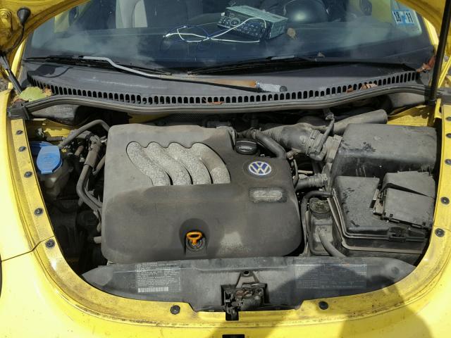 3VWBC21C6YM407377 - 2000 VOLKSWAGEN NEW BEETLE 黄色 照片 7