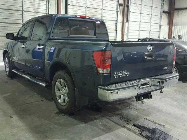 1N6BA0ED1FN512599 - 2015 NISSAN TITAN S BLUE photo 3