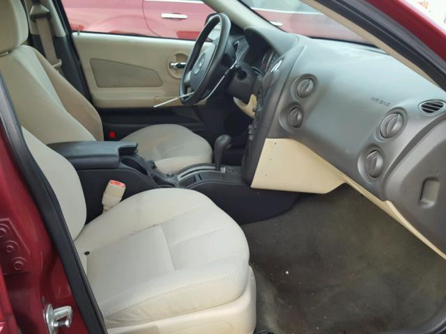 2G2WP522541247692 - 2004 PONTIAC GRAND PRIX წითელი ფოტო 5