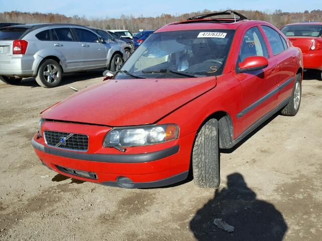 YV1RS58D822184031 - 2002 VOLVO S60 2.4T RED photo 2