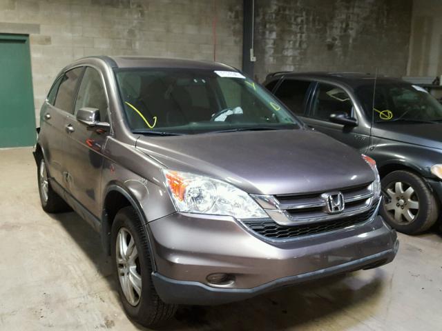 5J6RE4H7XBL043628 - 2011 HONDA CR-V EXL 灰色 照片 1