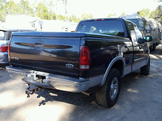 1FTRX18L9XKA81408 - 1999 FORD F150 BLACK photo 4