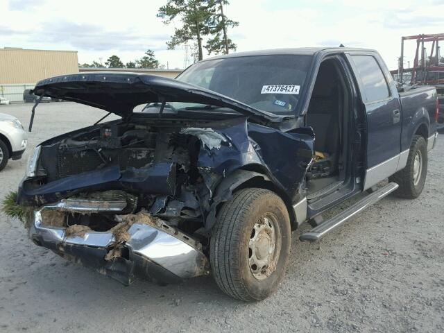 1FTRW12W75FB59907 - 2005 FORD F150 SUPER BLUE photo 2