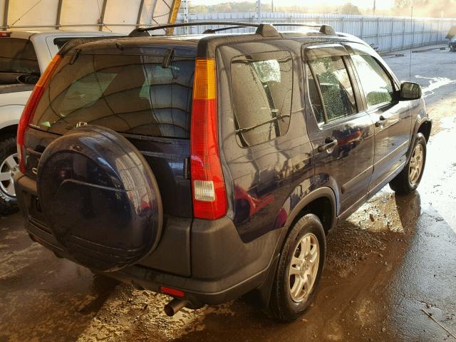 SHSRD78824U242643 - 2004 HONDA CR-V EX BLUE photo 4