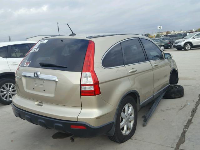 5J6RE38769L026233 - 2009 HONDA CR-V EXL GOLD photo 4