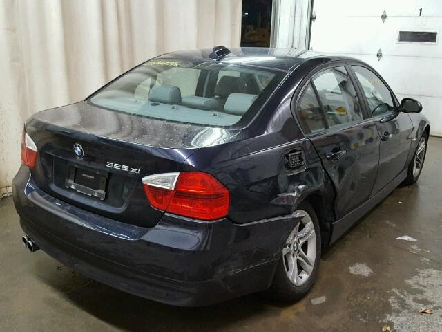 WBAVC73528KP38151 - 2008 BMW 328 XI SUL BLUE photo 4