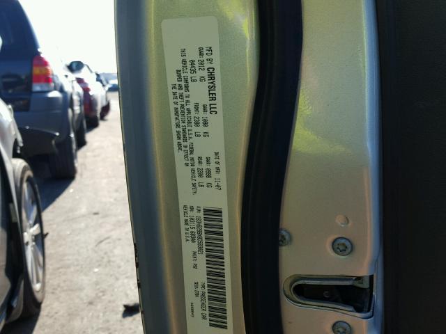 1B3HB28BX8D583021 - 2008 DODGE CALIBER SILVER photo 10