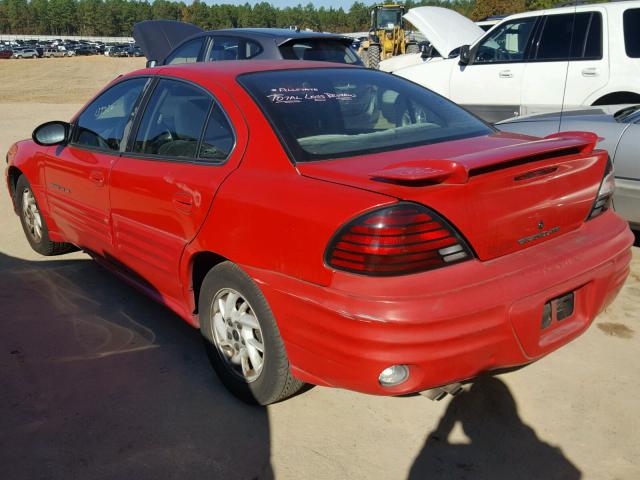 1G2NF52E12C151994 - 2002 PONTIAC GRAND AM S RED photo 3