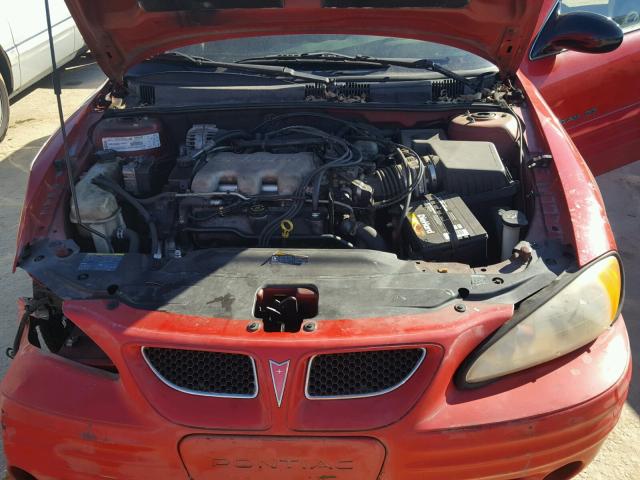 1G2NF52E12C151994 - 2002 PONTIAC GRAND AM S RED photo 7