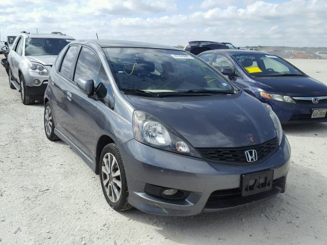 JHMGE8H54CC013379 - 2012 HONDA FIT SPORT GRAY photo 1