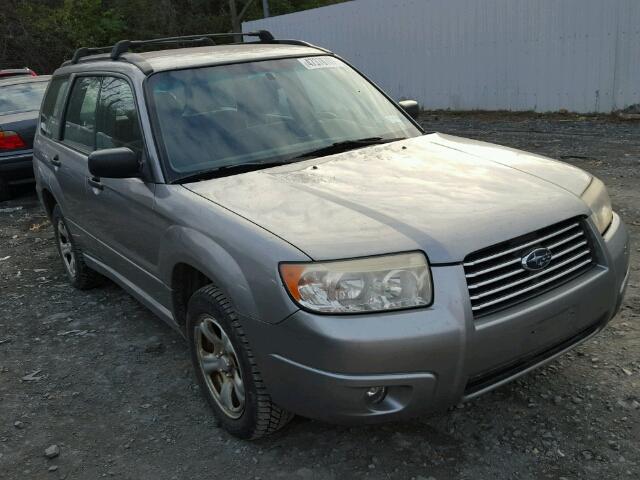 JF1SG63607H727289 - 2007 SUBARU FORESTER 2 SILVER photo 1