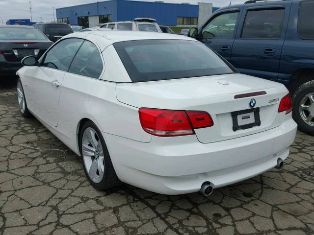 WBAWL73528PX59461 - 2008 BMW 335 I WHITE photo 3