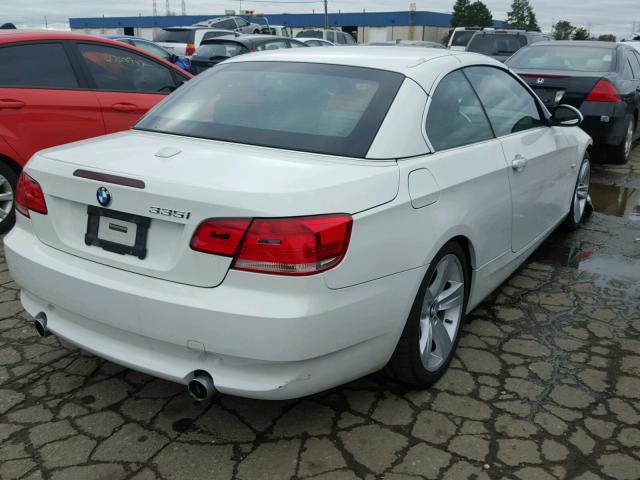 WBAWL73528PX59461 - 2008 BMW 335 I WHITE photo 4