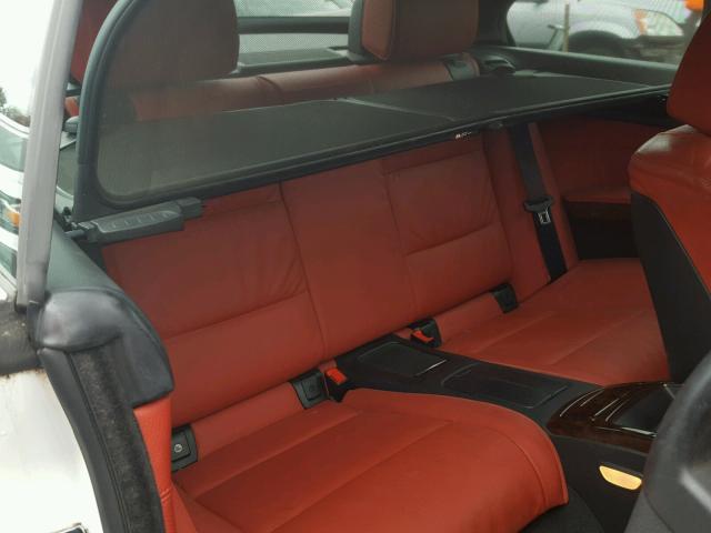 WBAWL73528PX59461 - 2008 BMW 335 I WHITE photo 6