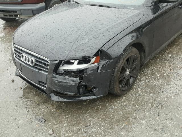 WAULF78K19N063308 - 2009 AUDI A4 2.0T QU BLACK photo 9