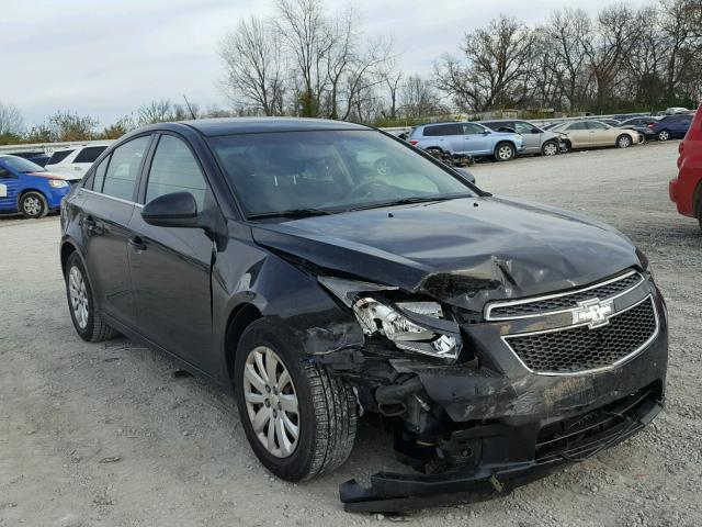 1G1PF5S94B7177983 - 2011 CHEVROLET CRUZE LT BLACK photo 1