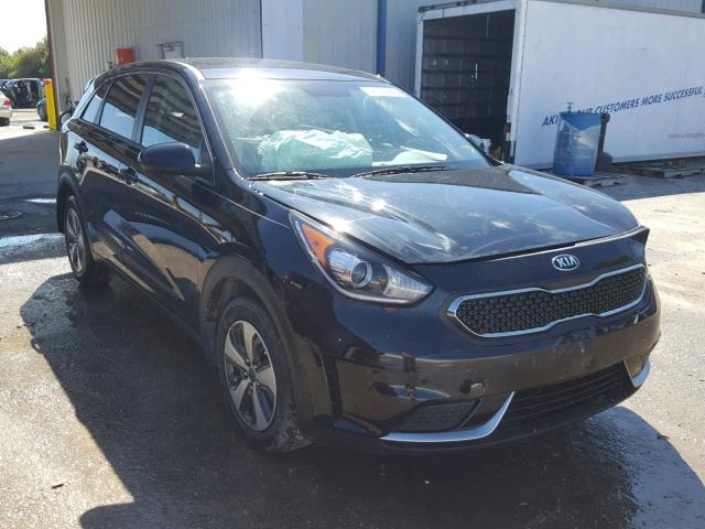 KNDCB3LC0H5082910 - 2017 KIA NIRO FE BLACK photo 1