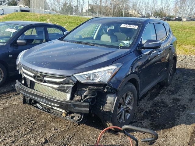 5XYZUDLB4DG059441 - 2013 HYUNDAI SANTA FE S BLACK photo 2