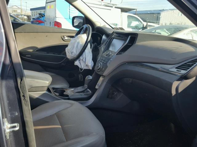 5XYZUDLB4DG059441 - 2013 HYUNDAI SANTA FE S BLACK photo 5