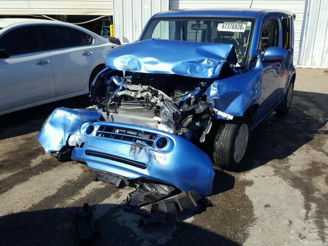 JN8AZ2KR8ET352352 - 2014 NISSAN CUBE S BLUE photo 2