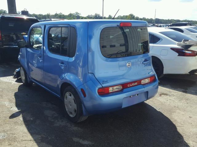 JN8AZ2KR8ET352352 - 2014 NISSAN CUBE S BLUE photo 3