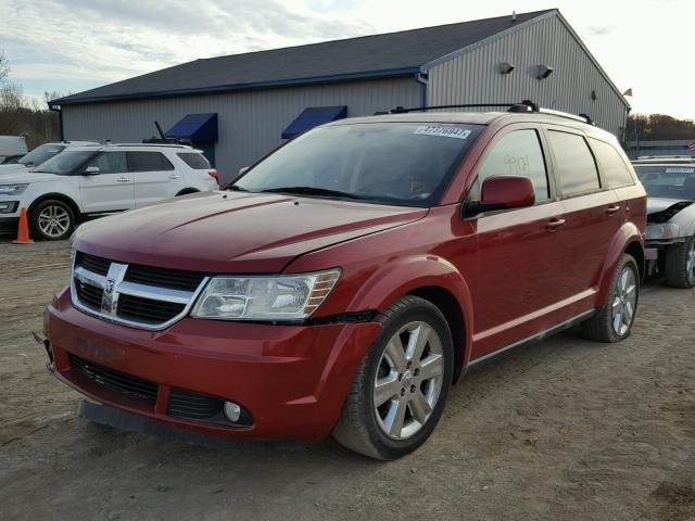 3D4PG5FV7AT236016 - 2010 DODGE JOURNEY SX RED photo 2