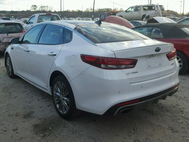 5XXGV4L29GG077379 - 2016 KIA OPTIMA SXL WHITE photo 3