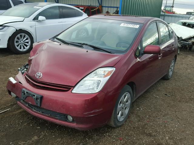 JTDKB20U040018070 - 2004 TOYOTA PRIUS RED photo 2