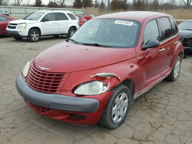 3C4FY48B43T549207 - 2003 CHRYSLER PT CRUISER RED photo 2