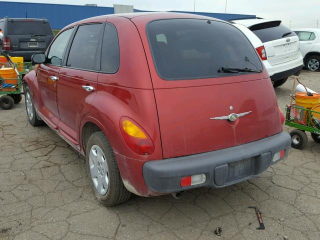 3C4FY48B43T549207 - 2003 CHRYSLER PT CRUISER RED photo 3