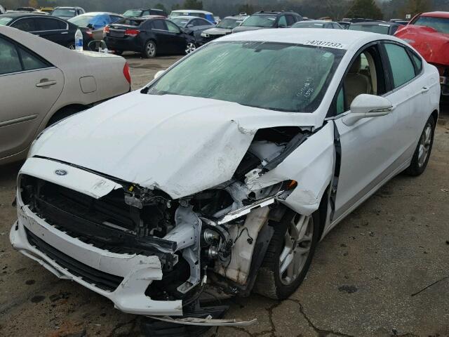 3FA6P0HD7ER296340 - 2014 FORD FUSION SE WHITE photo 2