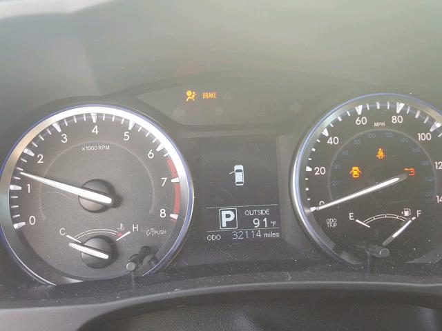 5TDZKRFH6GS146302 - 2016 TOYOTA HIGHLANDER BLACK photo 8