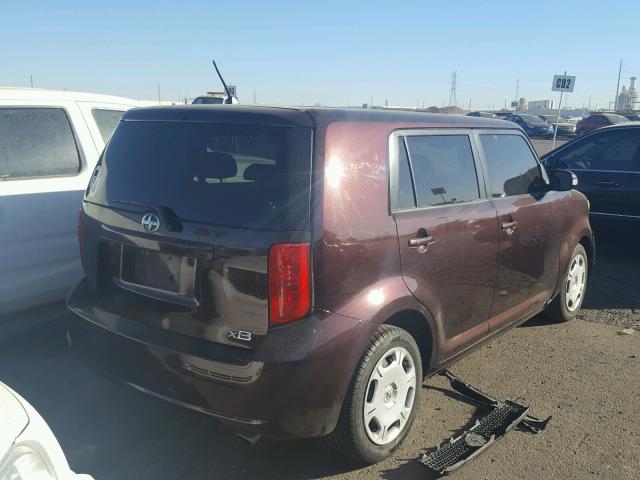 JTLKE50E381024936 - 2008 TOYOTA SCION XB Púrpura foto 4