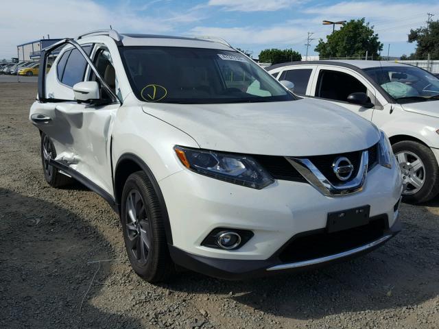 5N1AT2MT1GC919425 - 2016 NISSAN ROGUE S WHITE photo 1